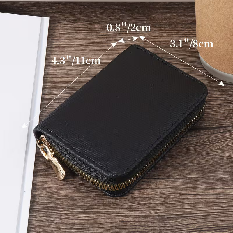 Compact Zip-Around Card Holder