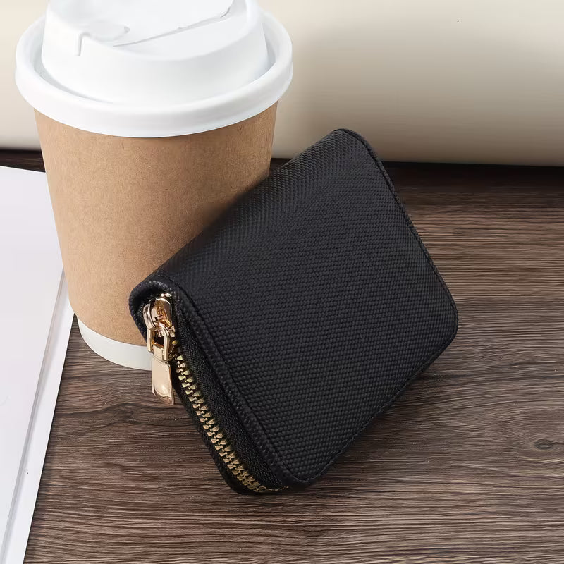 Compact Zip-Around Card Holder